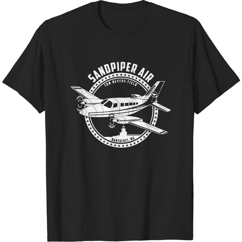 T-shirt pour hommes Sandpiper Air - Wings en noir — T-shirts pour hommes