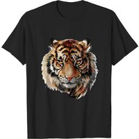T-shirt pour hommes Tiger - Tiger en noir — T-shirts pour hommes