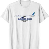 T-shirt Aviation pour Hommes Airbus A321 JetBlue Airways — T-shirts pour hommes