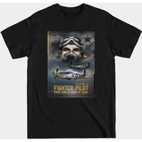 T-shirt pour hommes P51 Mustang Pilot — T-shirts pour hommes