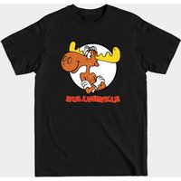 T-shirt pour hommes Bullwinkle en noir — T-shirts pour hommes