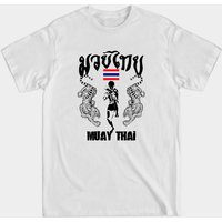 T-shirt pour hommes Muay Thai en couleur cendre