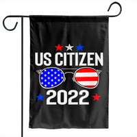 US Citizen Est. 2022 American Flag Garden Flag