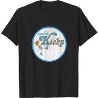 Defunct Minnesota Kicks Soccer T-Shirt for Men - Black — Mens T Shirts