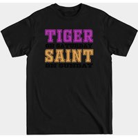 T-shirt pour hommes Tiger On Saturday Saint On Sunday — T-shirts pour hommes