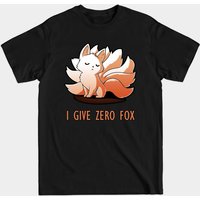 T-shirt I Give Zero Fox avec citation humoristique pour hommes — T-shirts pour hommes