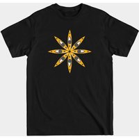 T-shirt pour hommes Kayak Flower - Noir — T-shirts pour hommes