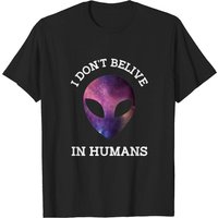 T-shirt pour hommes I Don't Believe In Humans - Hippo — T-shirts pour hommes