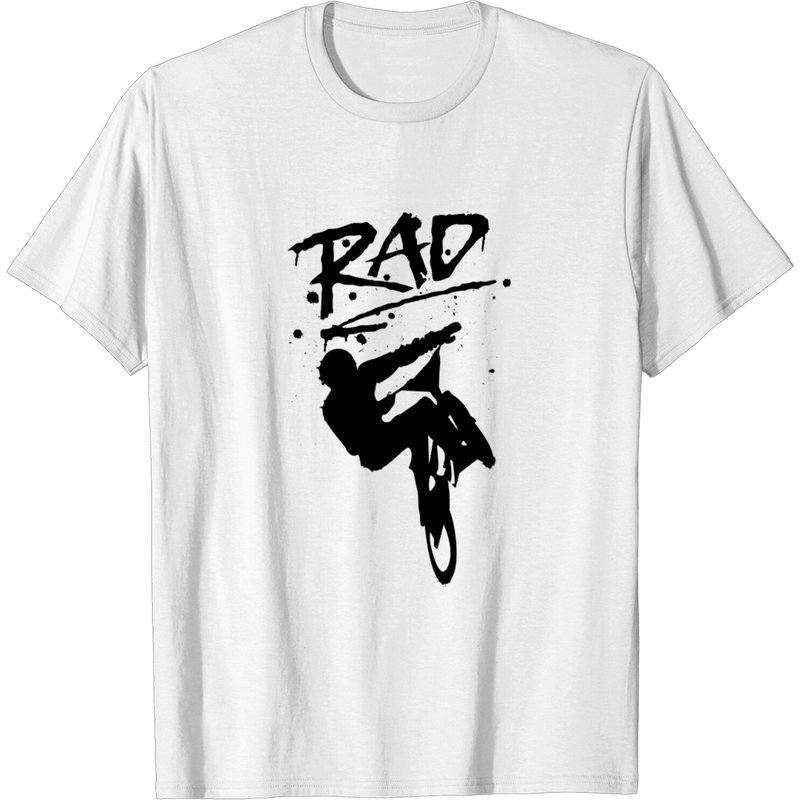 T-shirt Rad BMX Bike Graffiti Film des Années 80 pour Hommes