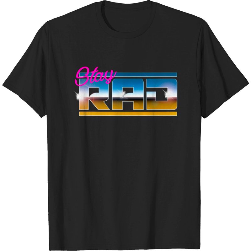 T-shirt pour hommes Stay Rad en noir — T-shirts pour hommes