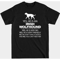 Oui, c'est un Irish Wolfhound - T-shirt pour hommes — T-shirts pour hommes