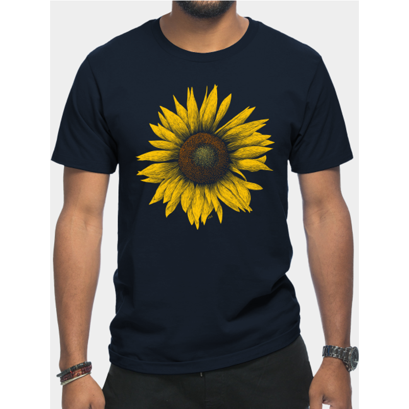 T-shirt pour hommes Sunflower en noir — T-shirts pour hommes