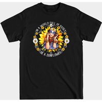 Dans un monde plein de roses, soyez un tournesol - T-shirt pour hommes — T-shirts pour hommes