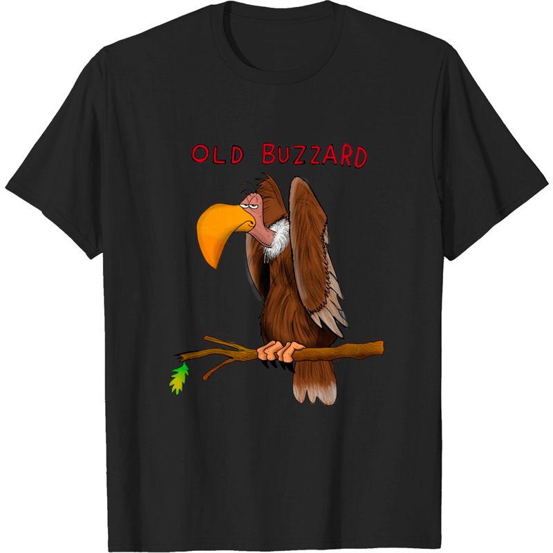 Old Buzzard T-shirt Grouchy Buzzard pour hommes — T-shirts pour hommes