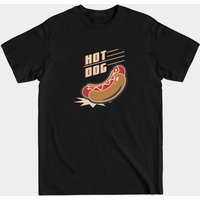 T-shirt pour hommes Hot Dog en noir — T-shirts pour hommes