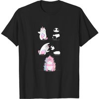 T-shirt pour hommes Panda avec Fusion de Licorne