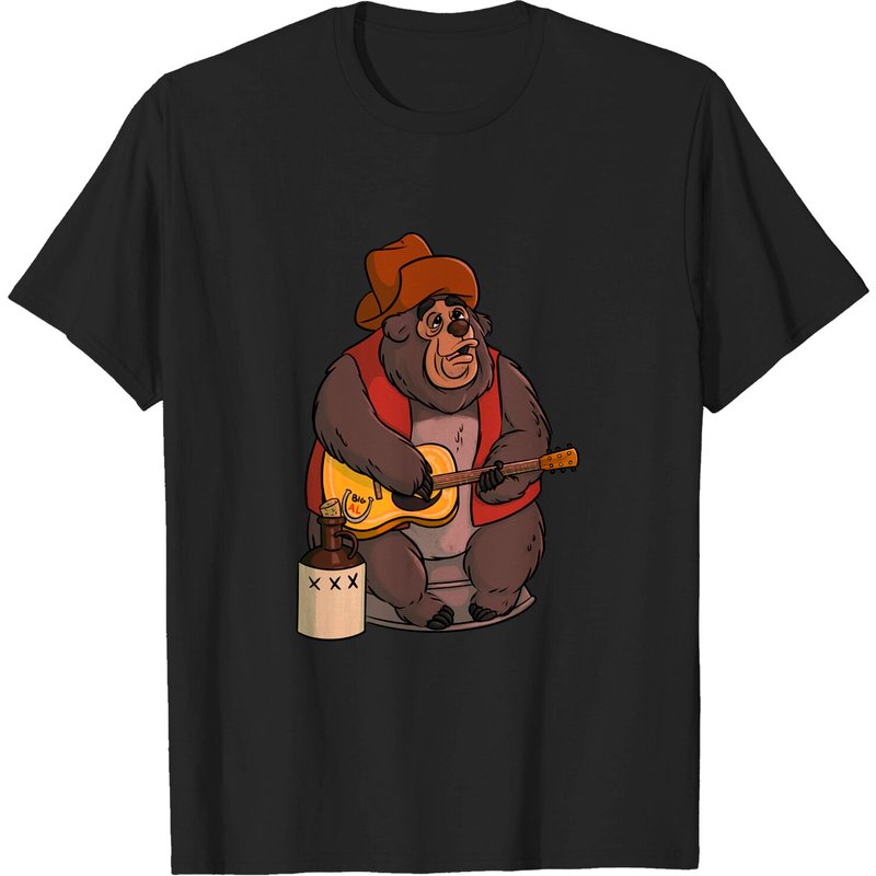 T-shirt pour hommes Big Al Country Bear Jamboree — T-shirts pour hommes