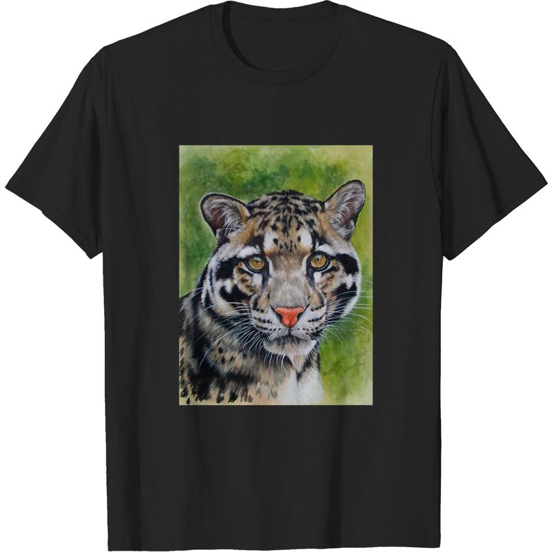 T-shirt pour hommes Clouded Leopard en couleur — T-shirts pour hommes