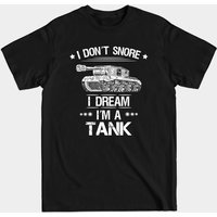 Tank Military Combat Vehicle T-Shirt for Men
