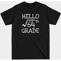 Hello 8th Grade Square Root Of 64 Math Teacher T-Shirt for Men