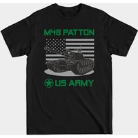T-shirt pour hommes US M48 Patton Tank