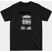 T-shirt pour hommes Stug III en noir — T-shirts pour hommes
