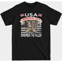T-shirt pour hommes USA Memorial Day Remember The Fallen — T-shirts pour hommes