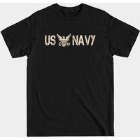 T-shirt Vintage de la Marine US pour Hommes - Marine