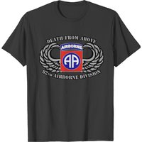 T-shirt pour hommes 82nd Airborne Division en noir