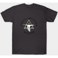 T-shirt Noir pour Hommes North American Aviation NAA