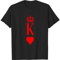 T-shirt Vintage Roi des Cœurs — T-shirts pour hommes