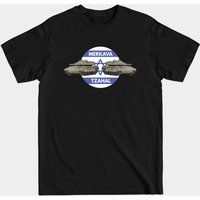 Israeli Tanks Merkava with Flag T-Shirt for Men