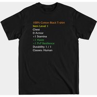 T-shirt Noir WoW Funny pour Hommes - Meme World Of Warcraft — T-shirts pour hommes