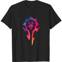 Colourful Alliance Horde Bi-Factional Logo T-Shirt for Men