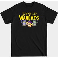 T-shirt Noir pour Hommes World Of Warcats — T-shirts pour hommes