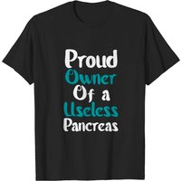 Propriétaire Fier d'un Pancréas Inutile T-shirt Humoristique Diabétique — T-shirts pour hommes