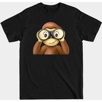 Curious George Men's Black T-Shirt