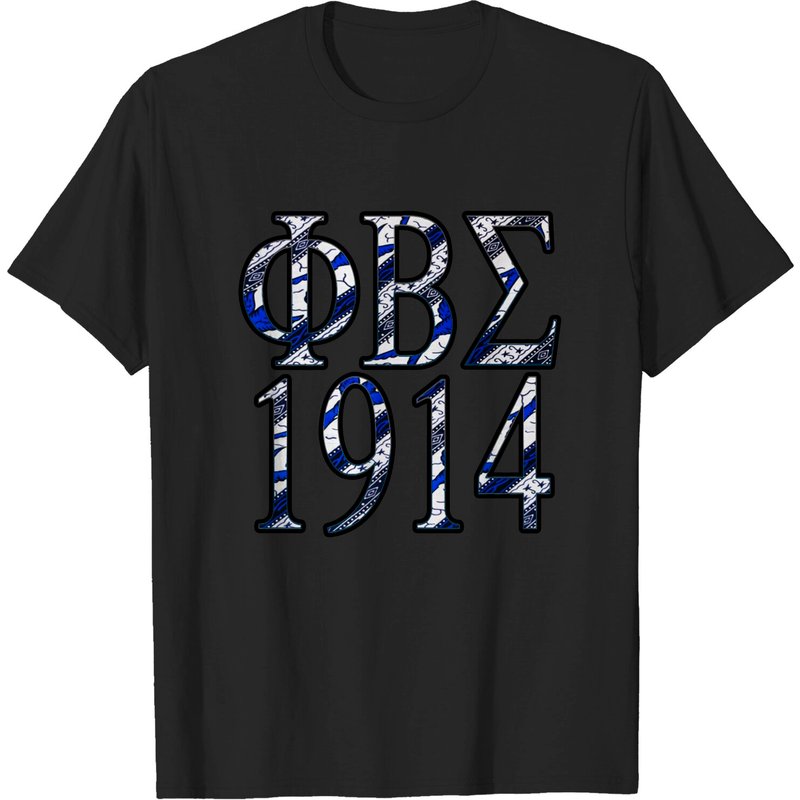 Sigma 1914 Stripe Design Phi Beta Sigma T-Shirt for Men