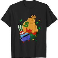 Krabs Love Money - Mr Krabs Men's T-Shirt — Mens T Shirts