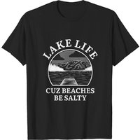 Lake Life Men's T-Shirt in Black — Mens T Shirts