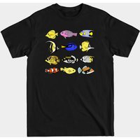 Coral Reef Fish Tropical Fish T-Shirt for Men — Mens T Shirts