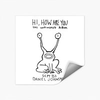 Daniel Johnston Unfinished Album Sept 83 Vintage Sticker — Stickers & Decals