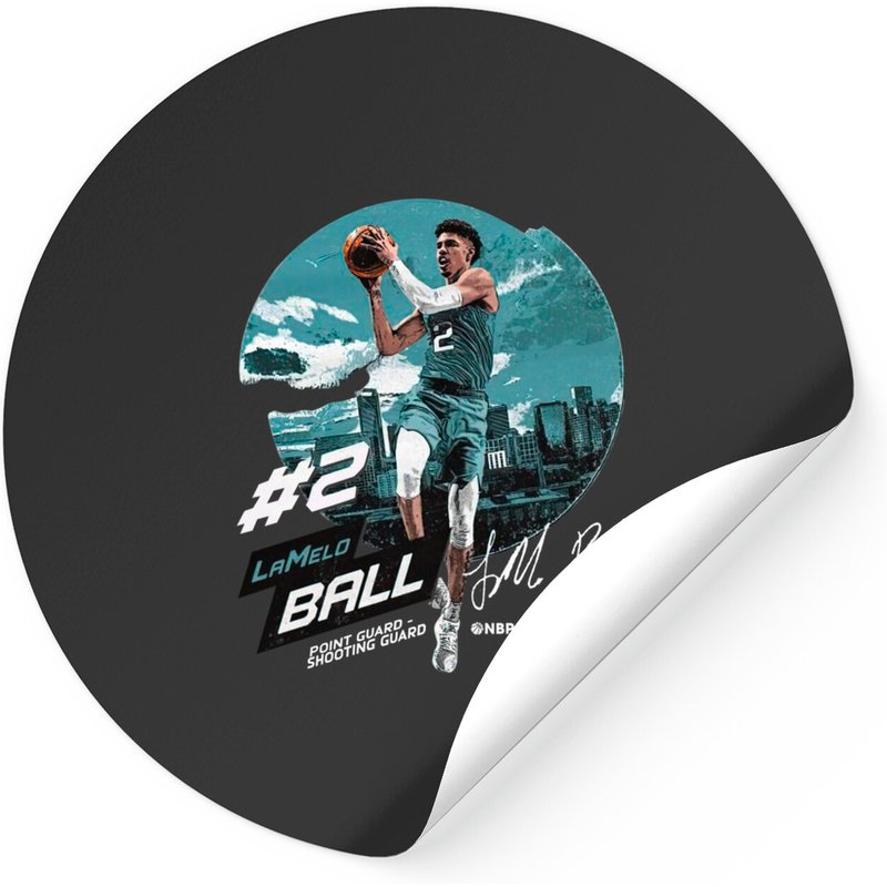 Lamelo Ball Sticker - Classic Square Style — Stickers & Decals