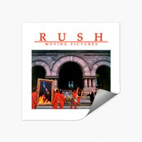 Rush Moving Pictures Sticker - Classic Square Design
