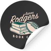 Autocollant du Club de Lecture d'Aaron Rodgers - Design Carré Classique — Autocollants et stickers