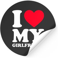 I Love My Girlfriend Sticker