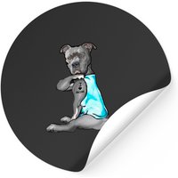 Pitbuli Tatoos Sticker Love Mom Tattoo for Pitbull Dog Lovers