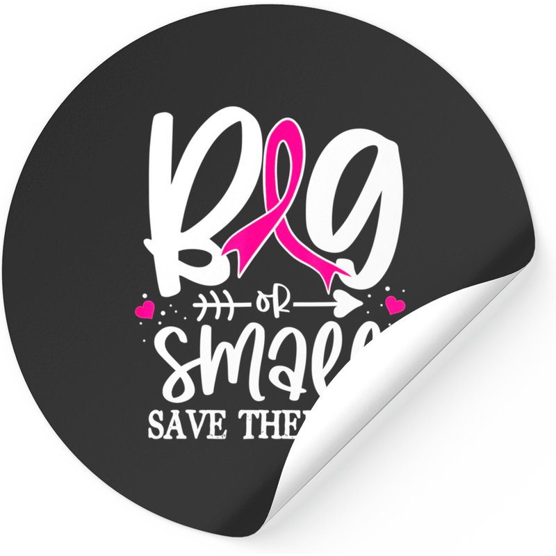 Autocollant Save The Tatas - Design Carré Classique — Autocollants et stickers