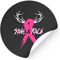 Save The Tatas Sticker - Square Style Vinyl Decal