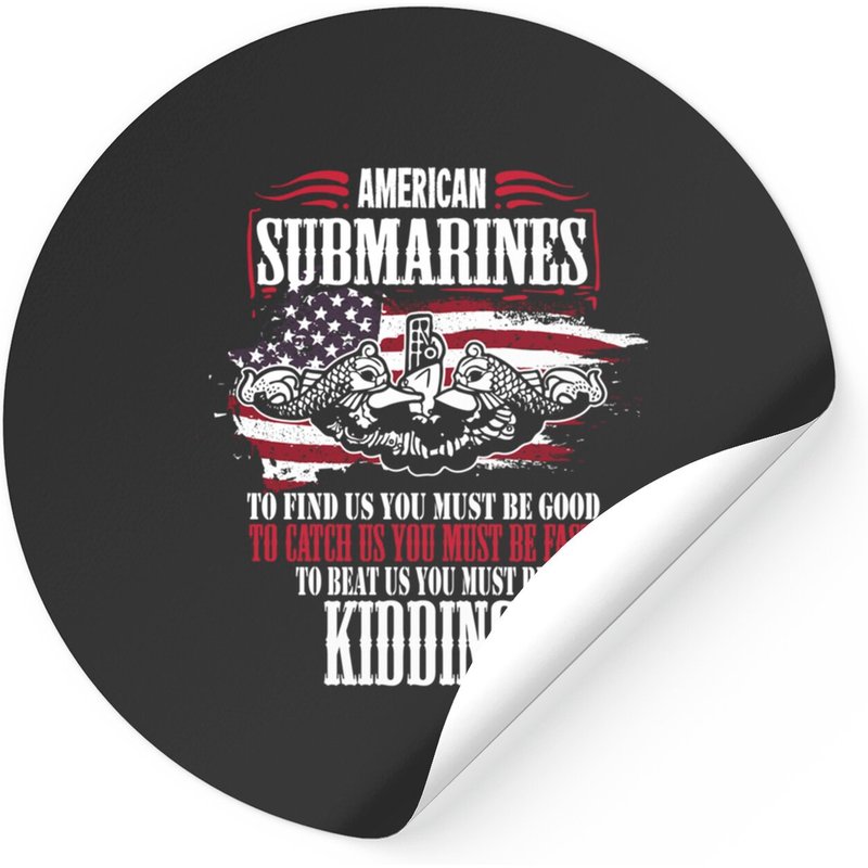 US Military Submarine Gift Sticker for Veteran Submariners — Stickers & Decals